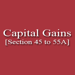 Income under the head 'Capital Gains'